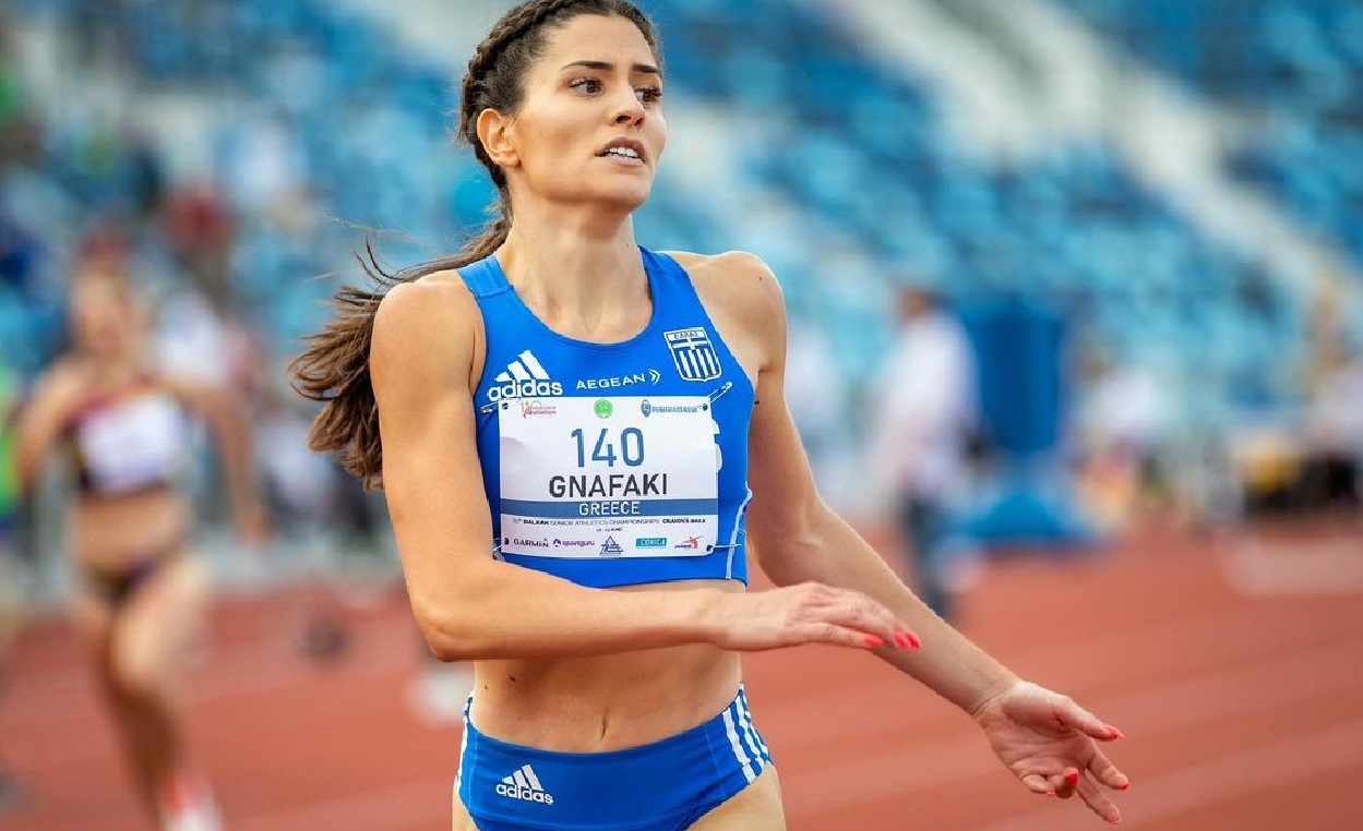 Greek athlete Dimitra Gnafaki